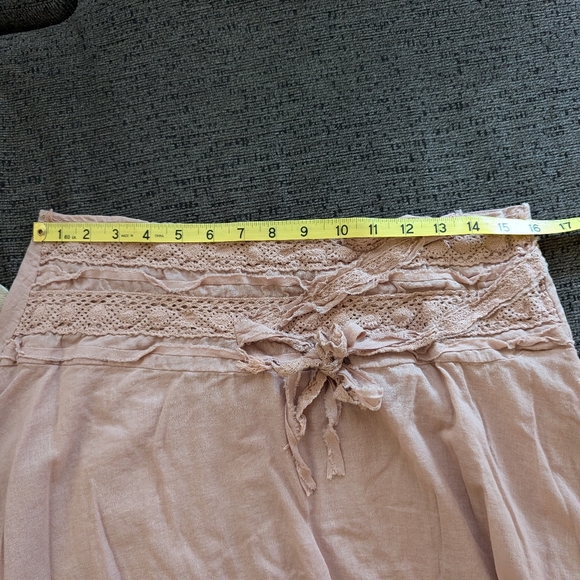 Early 2000s Raggedy Ann Corpse Bride Boho Midi Skirt with Ruffles and Lace - Picture 8 of 11